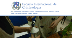 Desktop Screenshot of criminologiainternacional.com